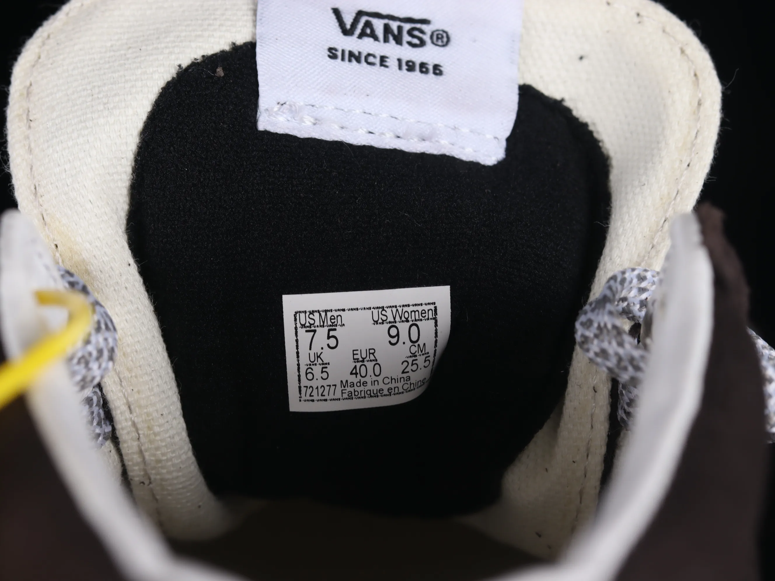 All categories Vans Vans series Vans Mid Vans China Vans SK8-Mid brown rubber retro mid-top professional skateboard shoes VN0A391FCHC